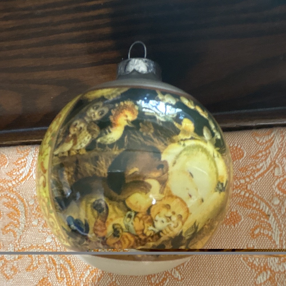 Vintage 1978 Schmid Heavenly Peace Christmas Ball Ferrandiz Ornament